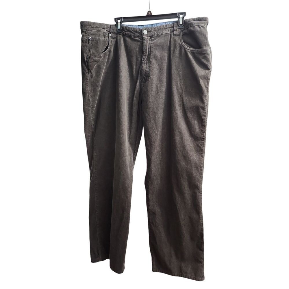Woolrich Men's Slate Gray(brown) Corduroy Pants Casual Comfort Cotton Size 44